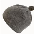 ribbed beanie with pom pom - helen